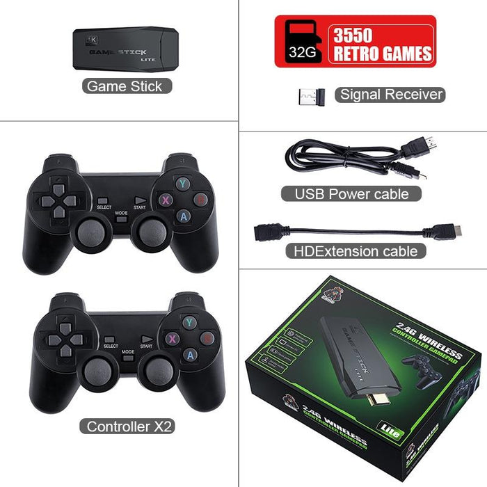 Y3 Lite Wireless Doubles Hd Game Console - 32G 3000 Games