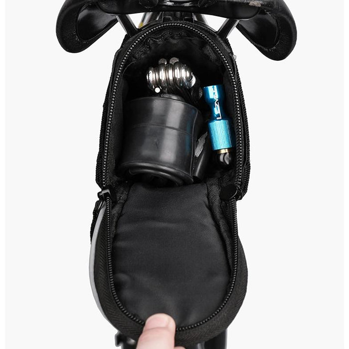 Compact Bike Saddle Bag For Tools & Storage