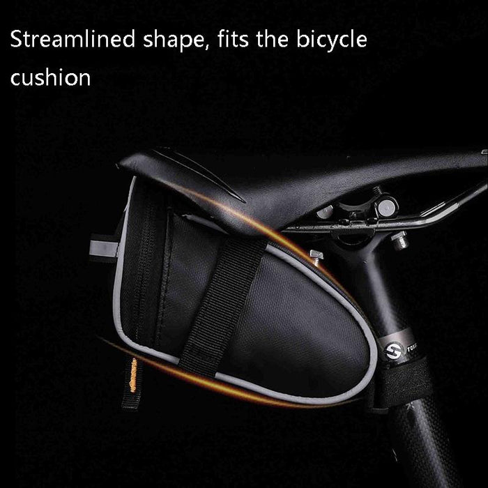 Compact Bike Saddle Bag For Tools & Storage