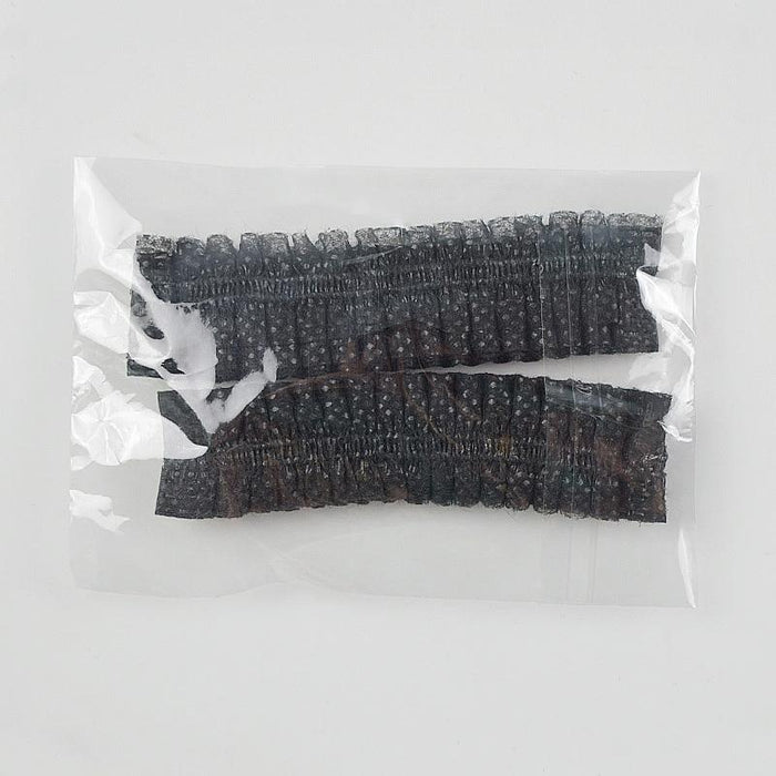 50 Pairs Earphone Disposable Dust Game Headset Non-Woven Protective Cover 50 Pairs Of Independent Black