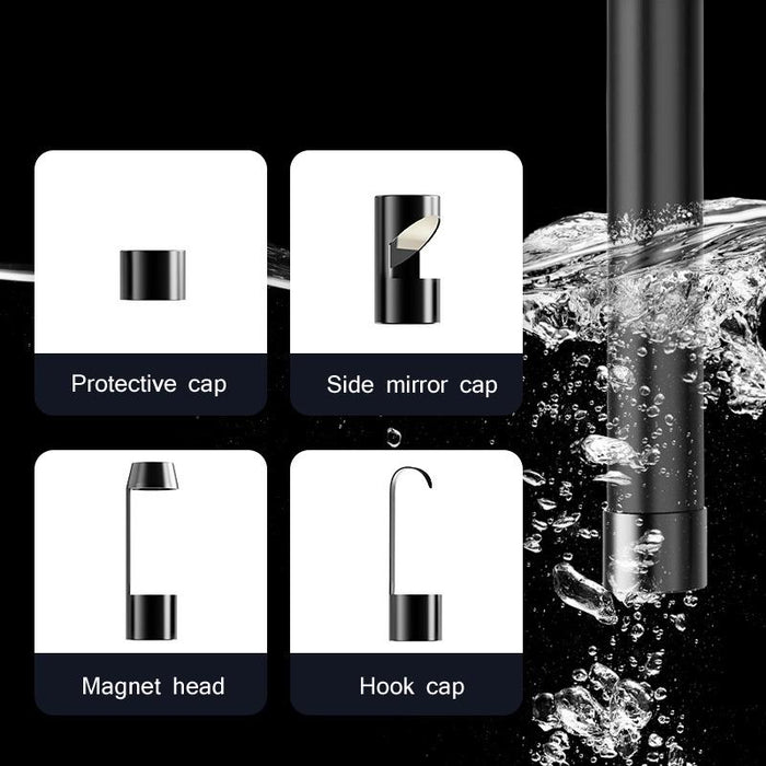 Industrial Dual-Lens Endoscope Hd Handheld Screen Pipe Car Inspection Tool Specification Line Length 5M