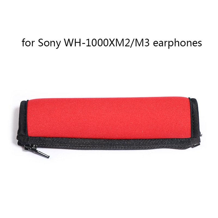 2 Pcs Headset Comfortable Sponge Cover For Sony Wh-1000Xm2/Xm3/Xm4 - 1000X / 1000Xm2 Black Protein With Card Buckle