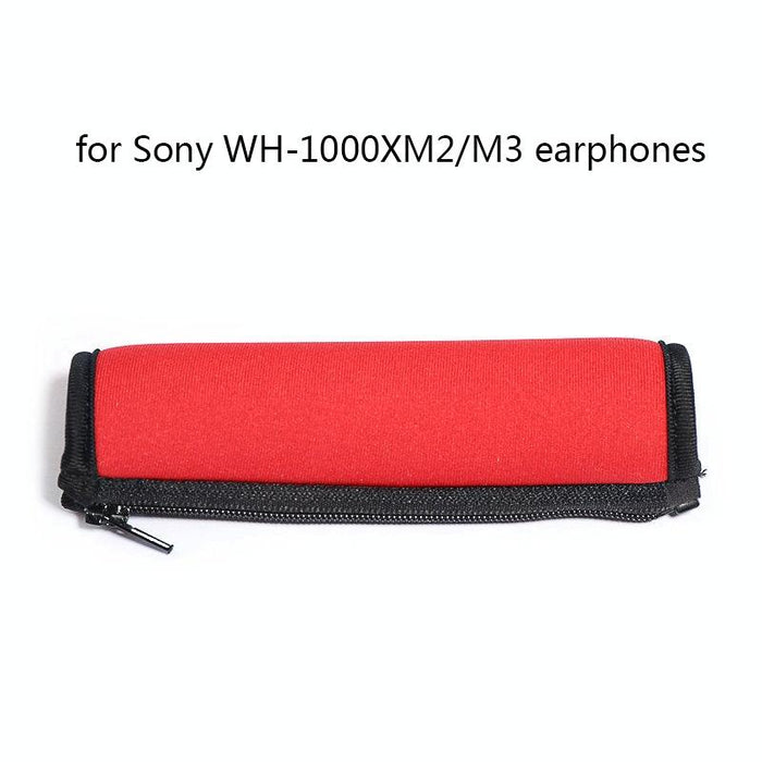 2 Pcs Headset Comfortable Sponge Cover For Sony Wh-1000Xm2/Xm3/Xm4 - 1000Xm3 Black Protein With Card Buckle