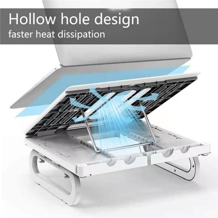 Foldable Notebook Stand With 10-speed Adjustment Computer