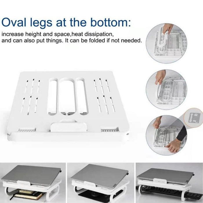 Foldable Notebook Stand With 10-speed Adjustment Computer