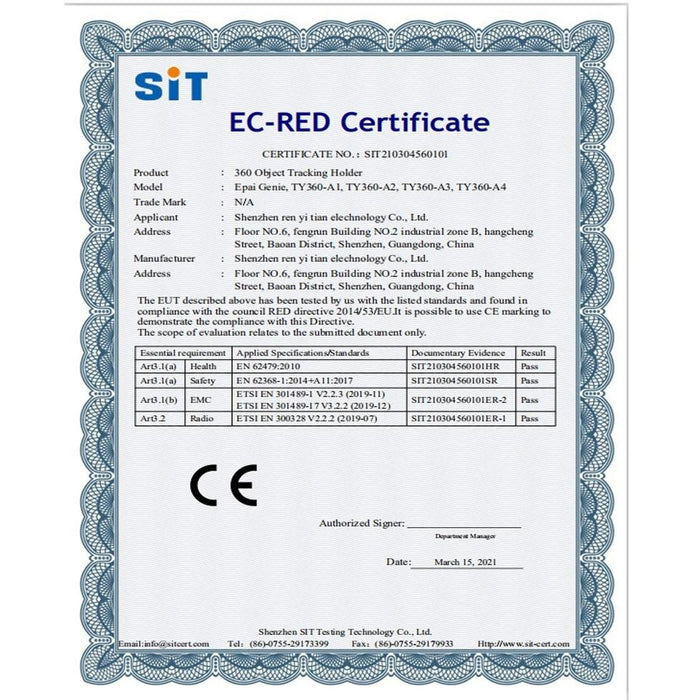 Smart 360-degree Follow-up Tripod Head with Live Video