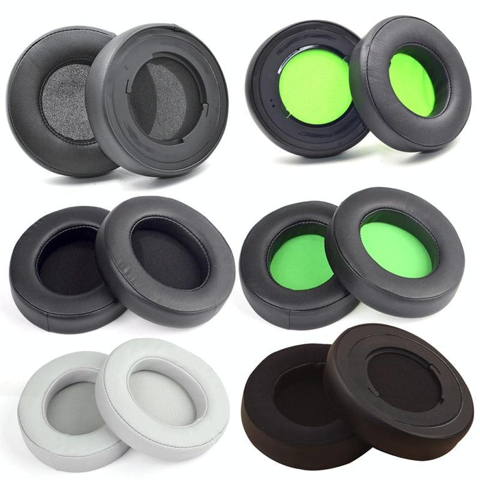 2 Pcs Headset Sponge Case For Razer Blackshark V2/V2X/V2Se - Round Black