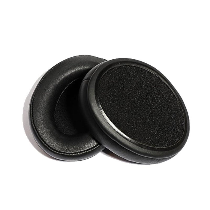 2 Pcs Headset Sponge Cover Ear Pad Leather Case For Kingston Cloud Silver Ii - Lambskin Black