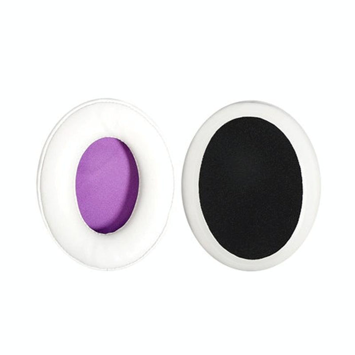 2 Pcs Headset Sponge Cover Ear Pad Leather Case For Kingston Cloud Silver Ii - Lambskin White