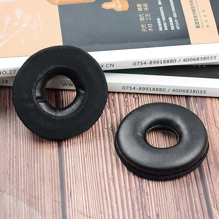 2 Pcs Headset Sponge Cover Earmuffs For Logitech H390 Black