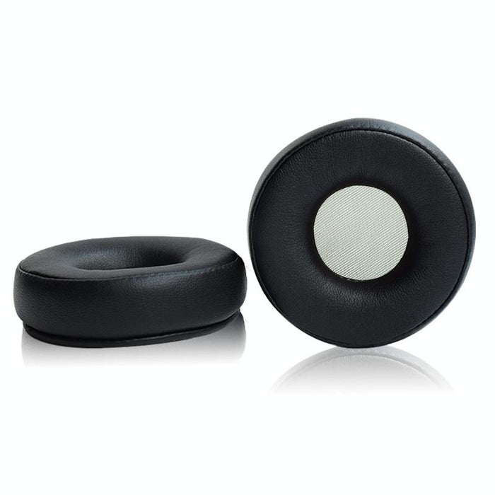 2 Pcs Leather Headphone Sponge Cover For Jabra Revo Wireless - Black Gray Net