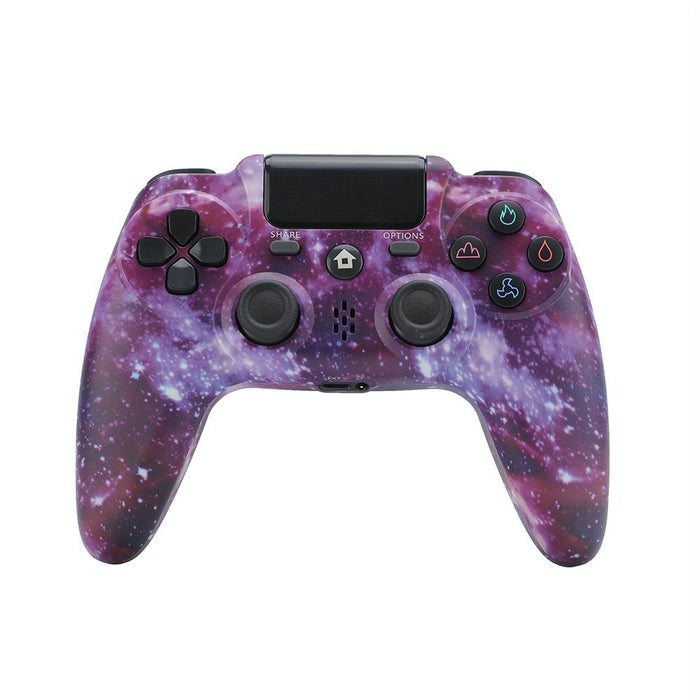 Zr486 Wireless Game Controller For Ps4 - Purple Starry Sky