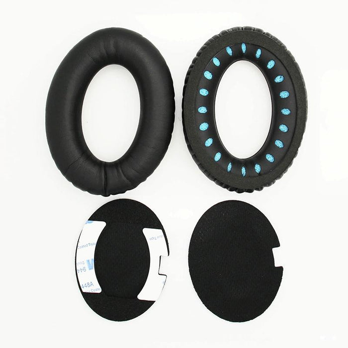 2 Pcs Headset Sponge Cover Earmuffs With Cotton Pad For Bose Qc2 / Qc15 / Ae2