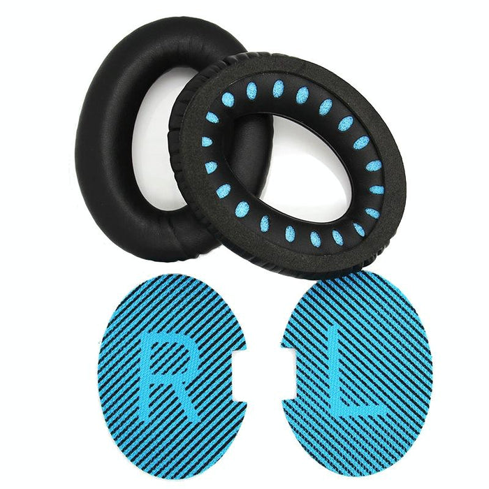 2 Pcs Headset Sponge Cover Earmuffs With Cotton Pad For Bose Qc2 / Qc15 / Ae2