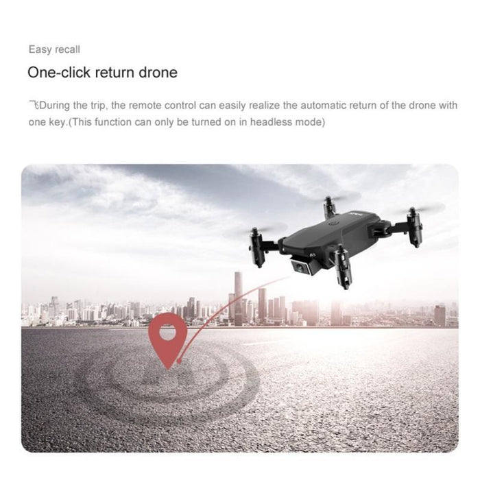 S66 Mini Folding Remote Control Drone High-Definition Aerial Photography Quadcopter - Standard Without Camera Gray