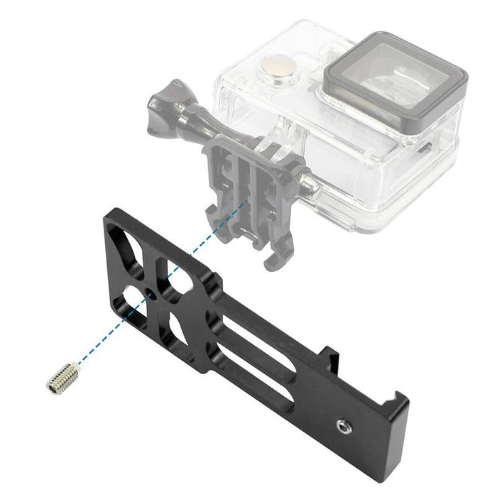 Rail Side Mount for Gopro and Other Action Cameras - 20mm