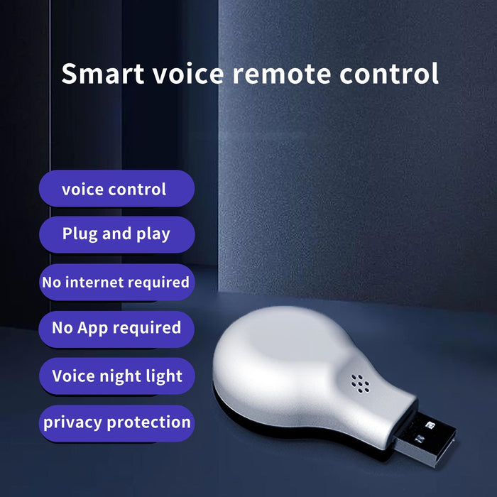 Yk-166 Air Conditioner Voice Remote Control Smart Ai Night Light Appliance Control Tv Voice Companion English Version