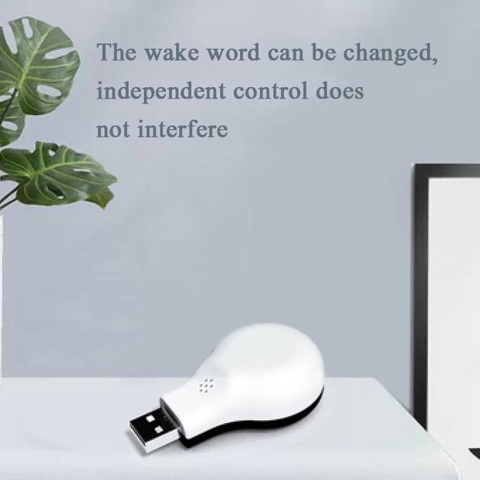 Yk-166 Air Conditioner Voice Remote Control Smart Ai Night Light Appliance Control Tv Voice Companion English Version