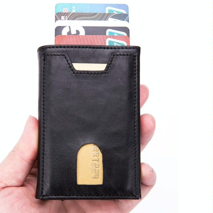 Rfid-blocking Aluminum Card Holder - Secure & Compact