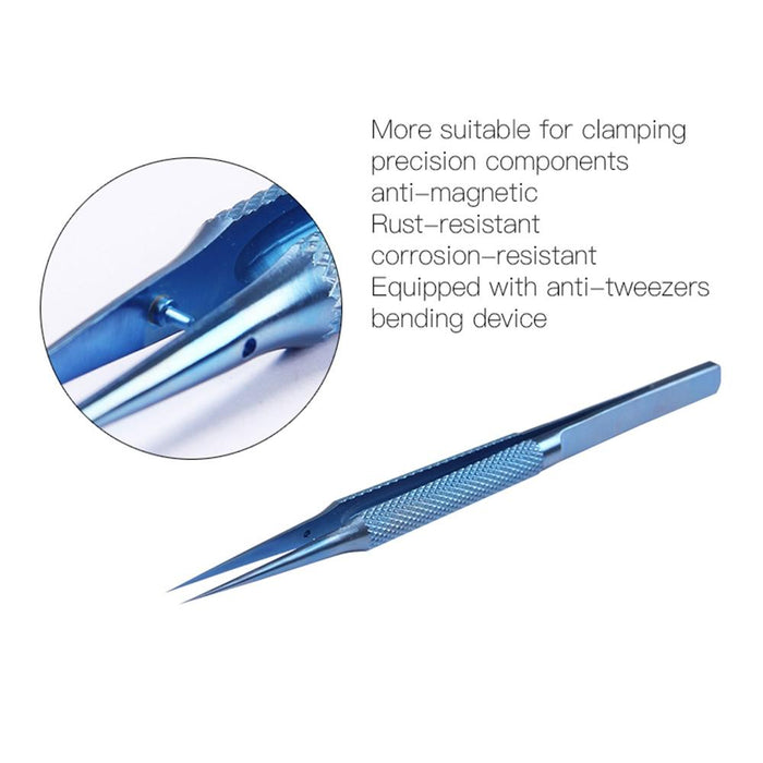 Kaisi Titanium Alloy Tweezers For Repairing Fingerprint Fly