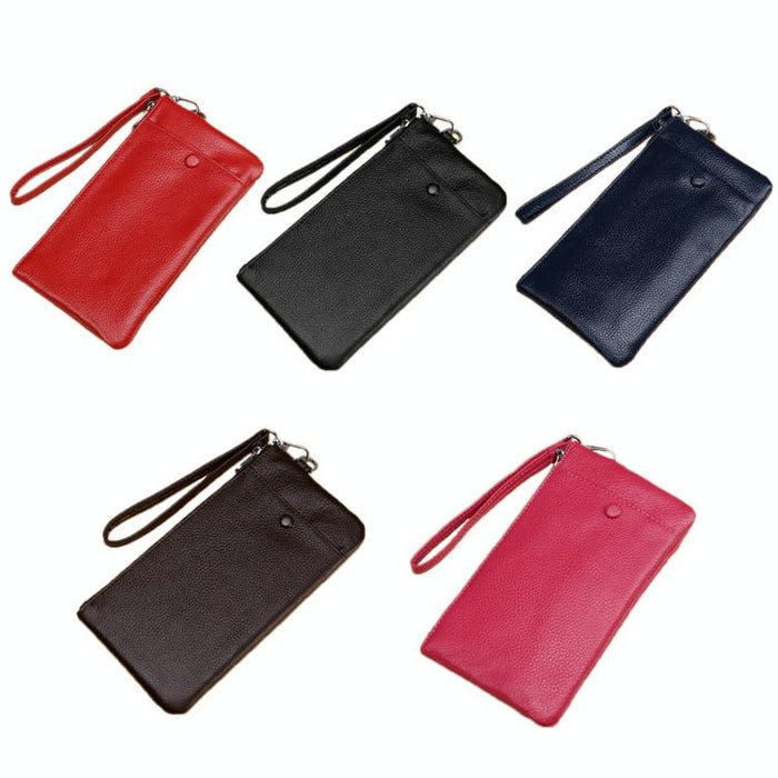 Pu Leather Multifunctional Wallet Mobile Phone Clutch