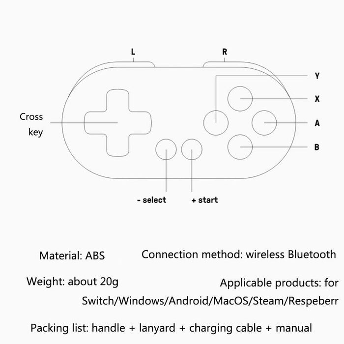 Mini Wireless Tooth Handle