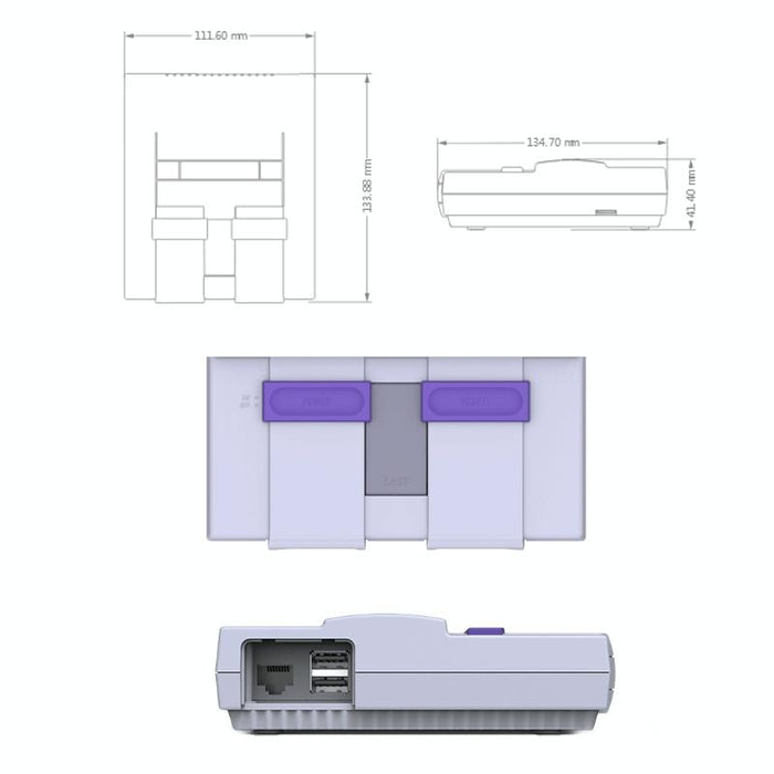 Retroflag Game Console Box For Raspberry Pi Superpi-Case-U