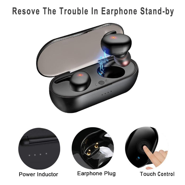 Y30 Wireless Bluetooth 5.0 In-Ear Mini Earphone