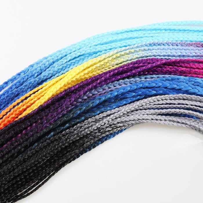 Colourful Braid Hair Band Wigs Corn Silk Dreadlocks Ponytail Colour 1