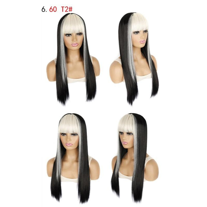 Double Sideburns Hip Hop Wig For Colour Bleaching Dyeing