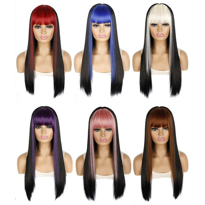 Double Sideburns Hip Hop Wig For Colour Bleaching Dyeing