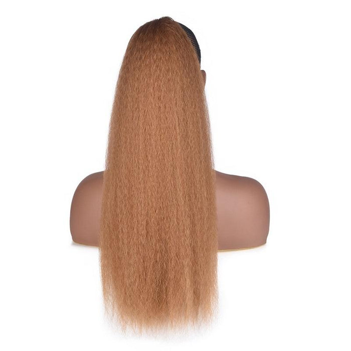 Long Curly Fake Ponytail Fluffy Corn Whisker Colour 4.27