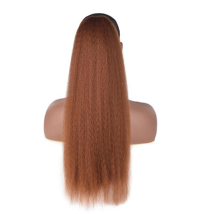 Long Curly Fake Ponytail Fluffy Corn Whisker Colour 5.30