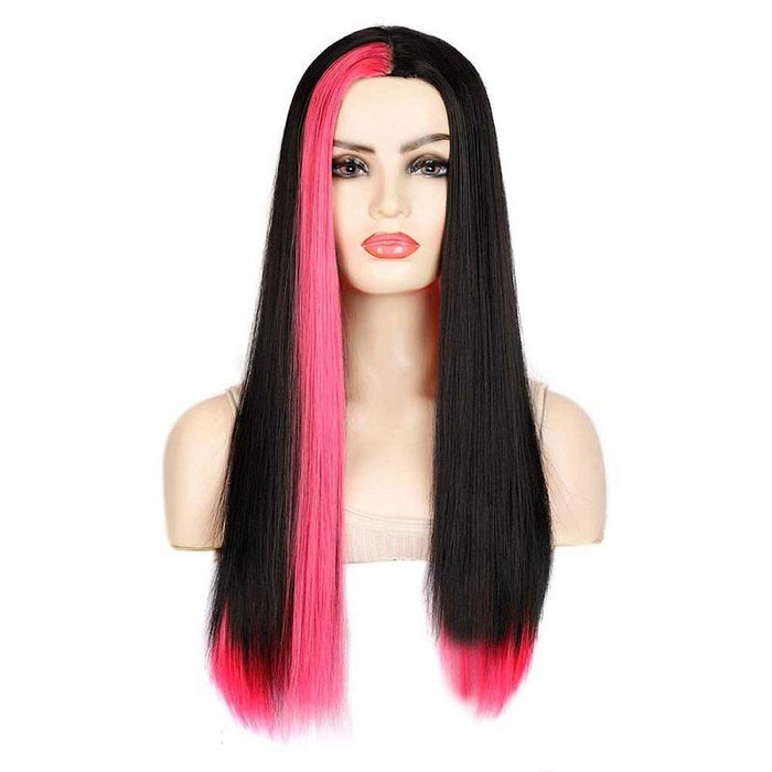 Medium Straight Wig Side Bangs