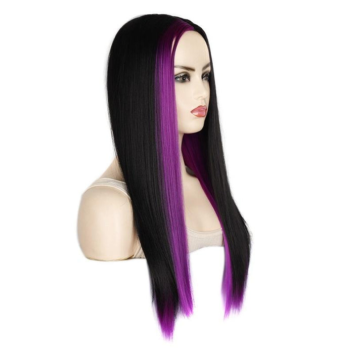 Medium Straight Wig Side Bangs