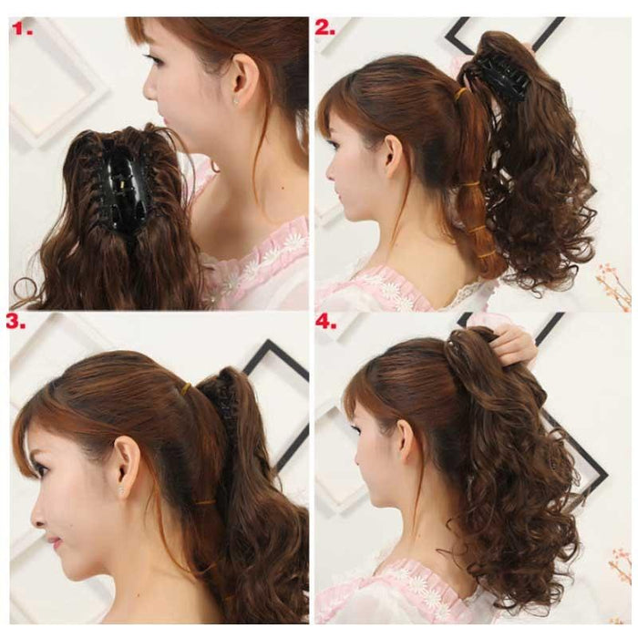 Short Curly Ponytail Wig For Women