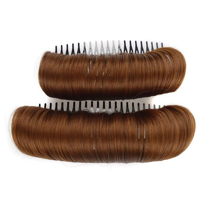 4 Piece Hair Root Padding Combing Pack 10Cm Natural Colour