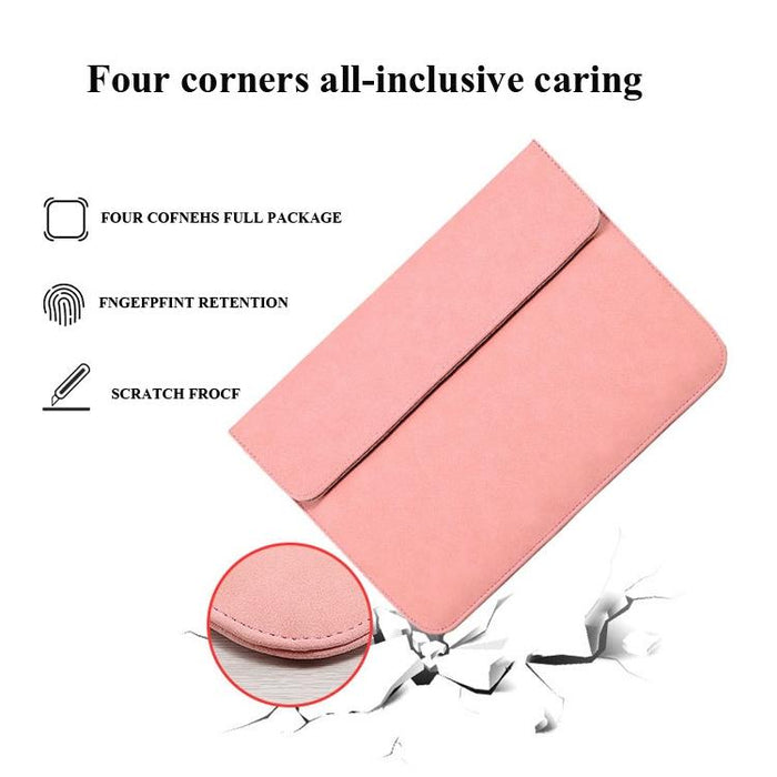 For Macbook Air / Pro 13.3 Inch A1466 / A1369 / A1502 / A1425 Horizontal Sheep Leather Laptop Bag