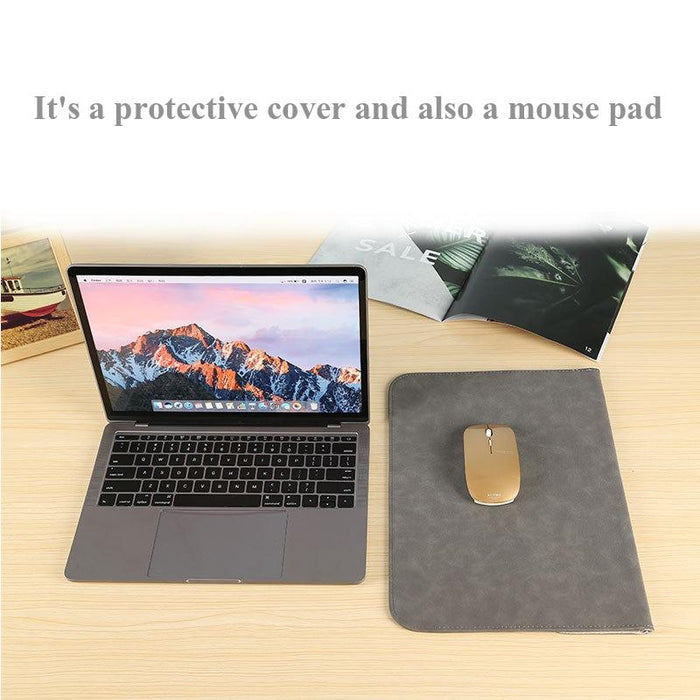 For Macbook Air / Pro 13.3 Inch A1466 / A1369 / A1502 / A1425 Horizontal Sheep Leather Laptop Bag
