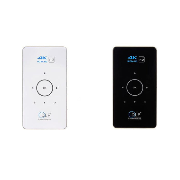 C6 1G + 8G Android System Intelligent Dlp Hd Mini Projector Portable Home Mobile Phone Projector White