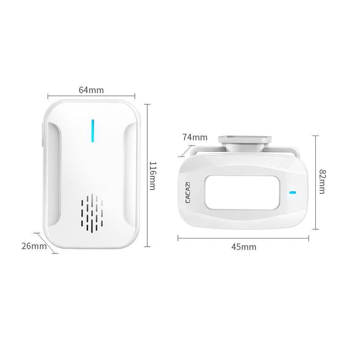 Home Sensor Wireless Remote Control Doorbell Long-Distance Door Welcome Device