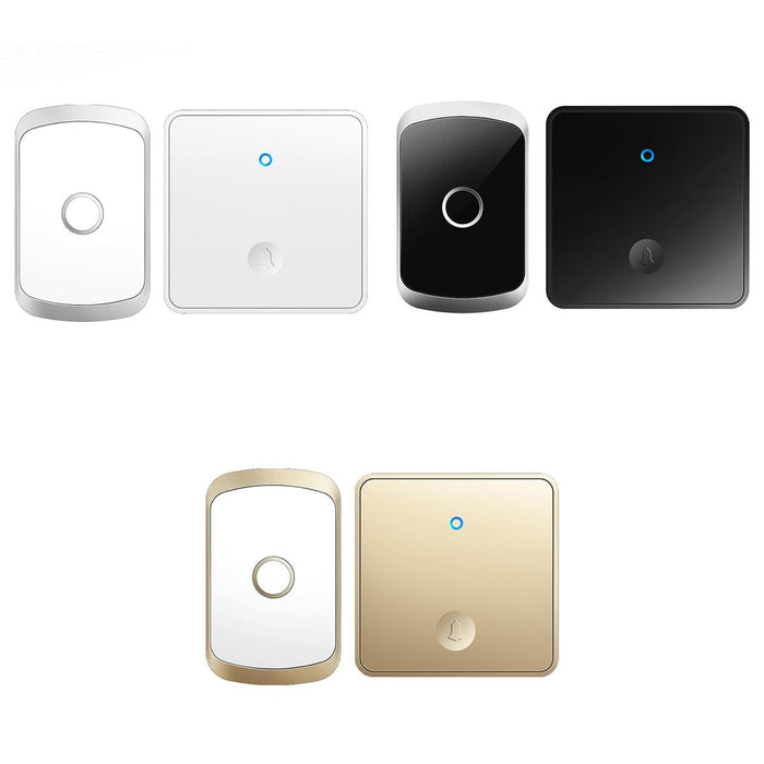 1 For 1 Push-Button Self-Generating Wireless Doorbell