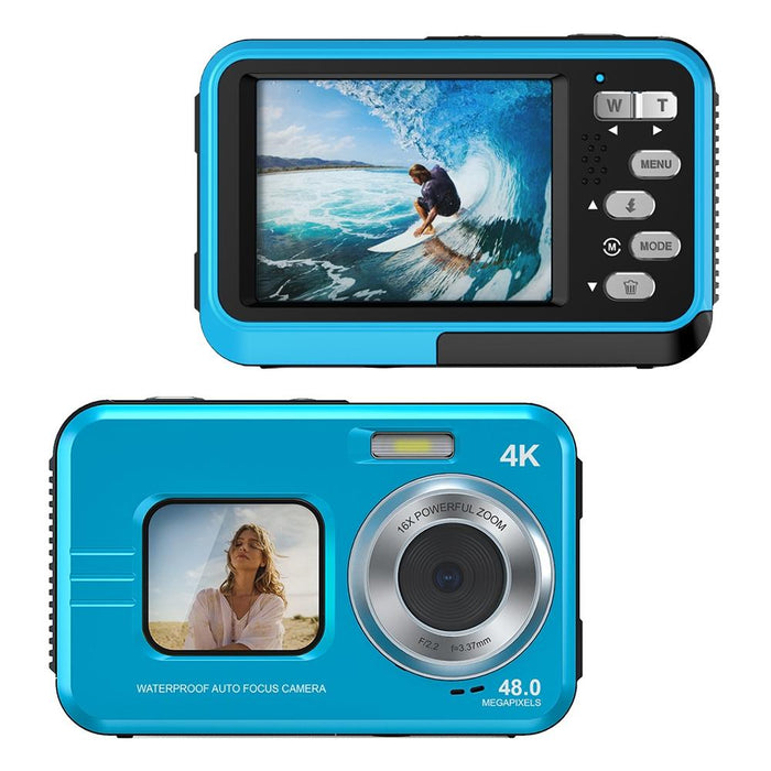 Wdc901 3.5M Waterproof 48Mp Hd Dual Screen Outdoor Sports Digital Camera