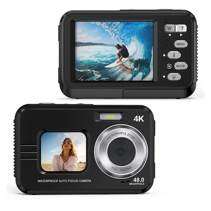 Wdc901 3.5M Waterproof 48Mp Hd Dual Screen Outdoor Sports Digital Camera