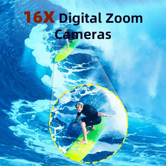 Wdc901 3.5M Waterproof 48Mp Hd Dual Screen Outdoor Sports Digital Camera