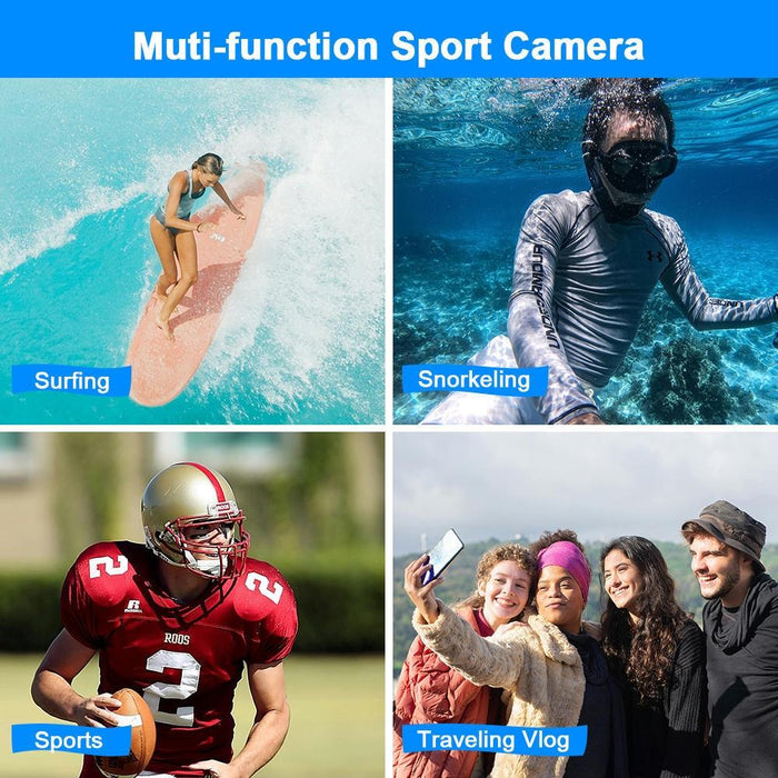 Wdc901 3.5M Waterproof 48Mp Hd Dual Screen Outdoor Sports Digital Camera