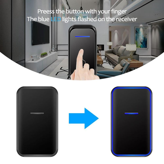 Home Smart Digital Wireless Doorbell Remote Electronic Doorbell Elderly Pager