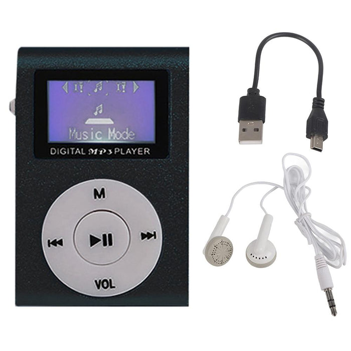 Mini Mp3 Player With Screen 128M+Earphone+Cable