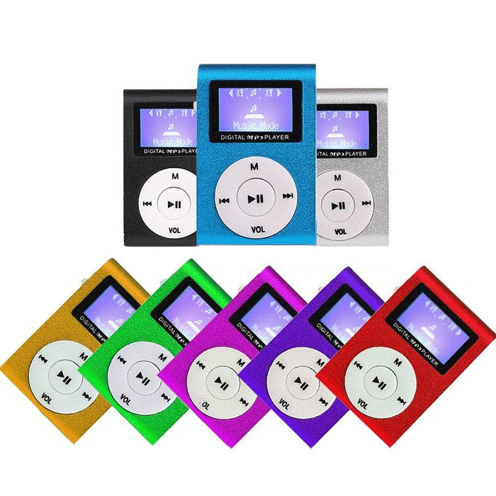 Mini Mp3 Player With Screen 128M+Earphone+Cable