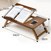 Folding Height Adjustable Laptop Desk Dormitory Study